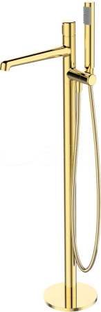 Смеситель для ванны с душем BelBagno UNO-FMT-ORO (золото)